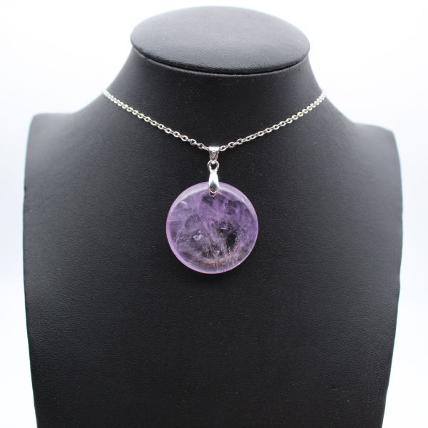 Amethyst Pendant - Mineral Strength and Brilliance