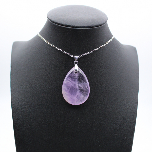 Amethyst Pendant - Natural Mineral Jewelry
