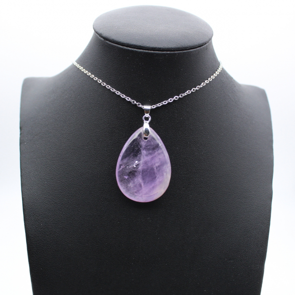 Amethyst Pendant - Natural Mineral Jewelry
