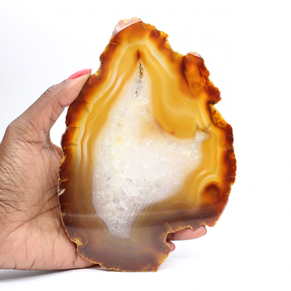 Polished Brazilian Agate Plaque