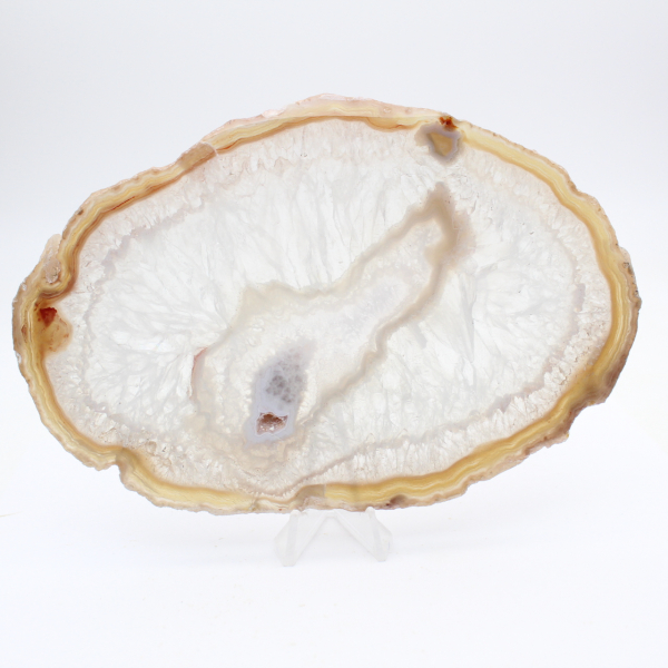 Grey and blue agate from Brazil