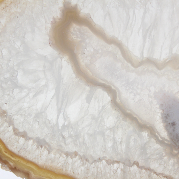 Grey and blue agate from Brazil