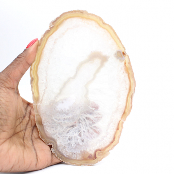 Grey and blue agate from Brazil