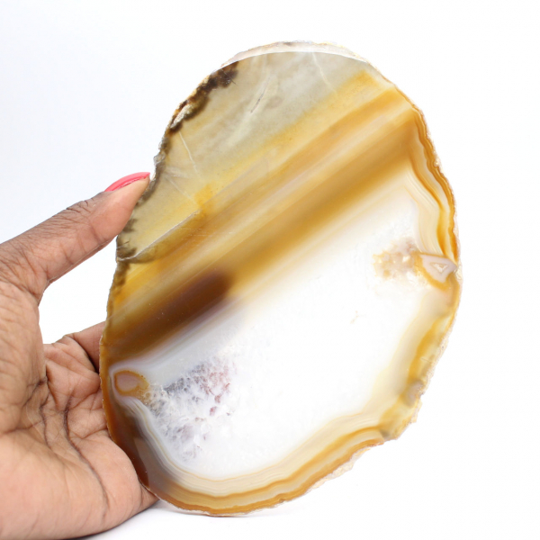 Small slice of Brazilian agate