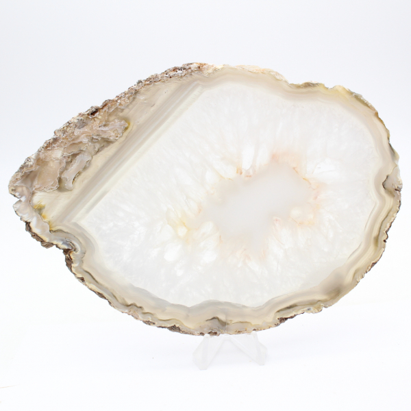 Brazilian agate: polished specimen