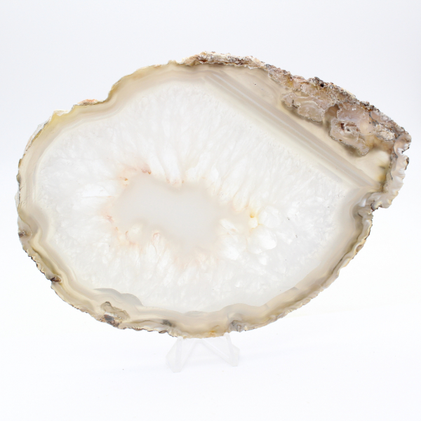 Brazilian agate: polished specimen