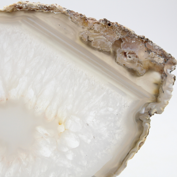 Brazilian agate: polished specimen