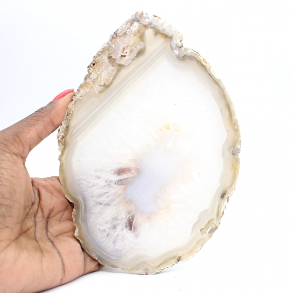 Brazilian agate: polished specimen