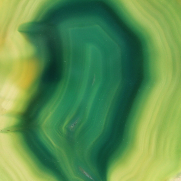 Sliced green agate – Brazilian collector's specimen 255 g