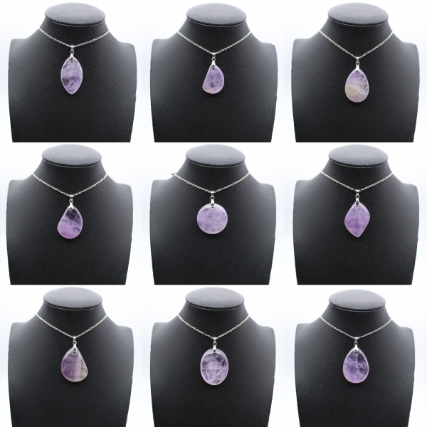 Amethyst Pendant - Pure Mineral Jewelry