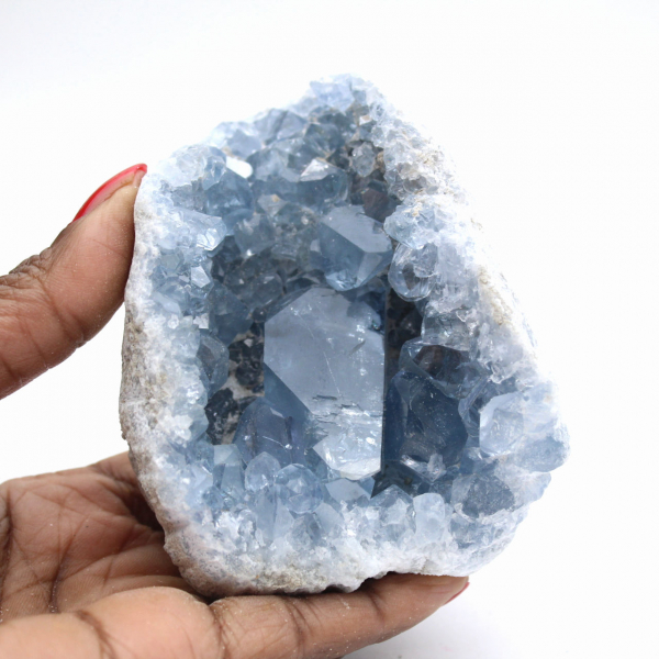 Crystallized Celestine - Madagascar Collector's Item