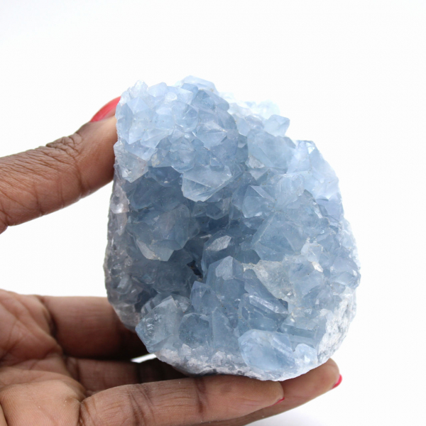 Crystallized Celestine Geode - Madagascar