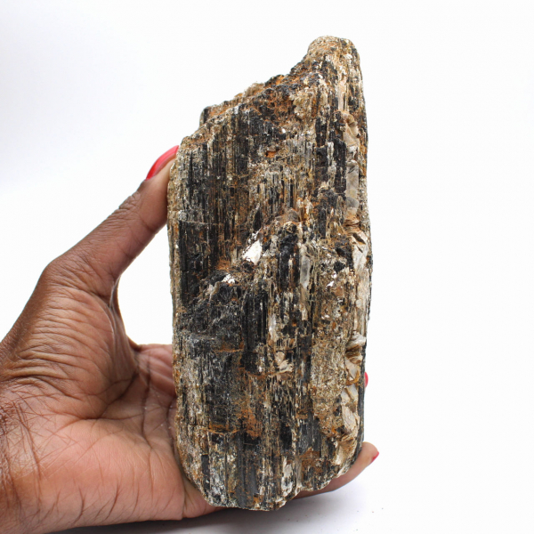 Raw Black Tourmaline Stone - Natural Malagasy Crystal