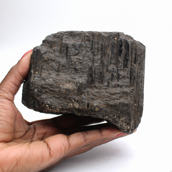 Large Black Tourmaline from Madagascar - Authentic Mineral