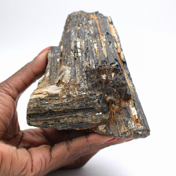 Raw Black Tourmaline Crystal - Origin Madagascar