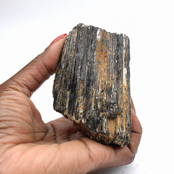 Raw Black Tourmaline from Madagascar - Tabletop Rock