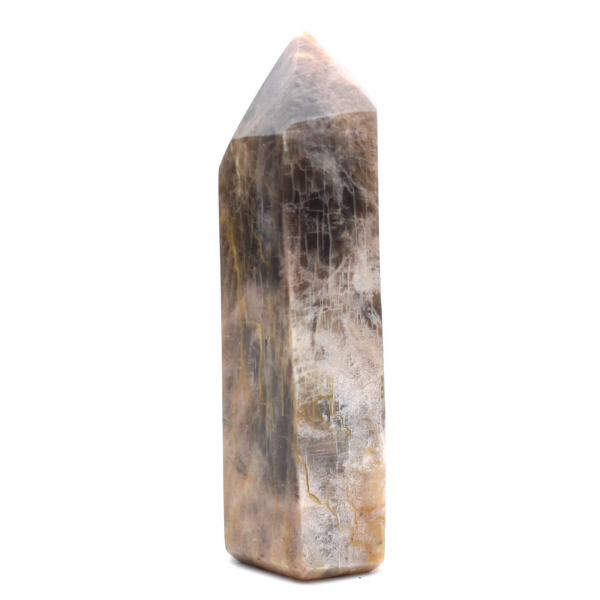 Crystallized Microcline Prism Object - Black Moonstone
