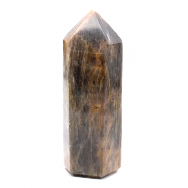 Crystallized Microcline Prism Object - Black Moonstone