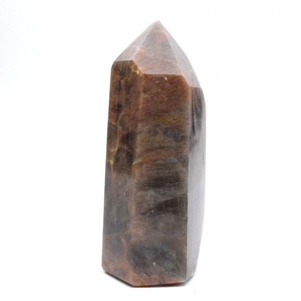 Dark Microcline Mineral Prism - Black Moonstone