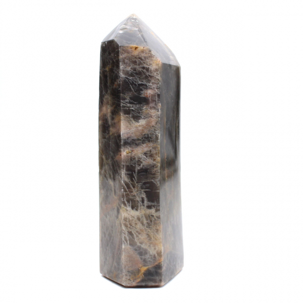 Large Black Moonstone Prism - Microcline from Madagascar