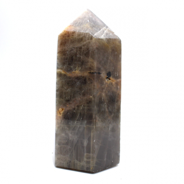Madagascar Microcline Prism - Black Moonstone Cabinet