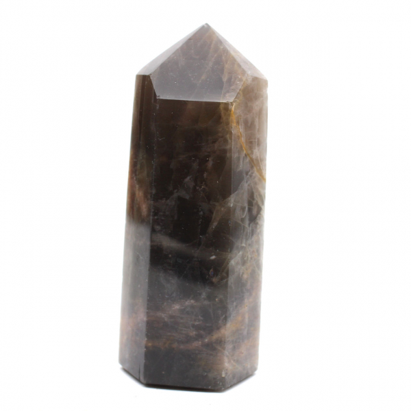 Natural Microcline Prism - Black Moonstone Display