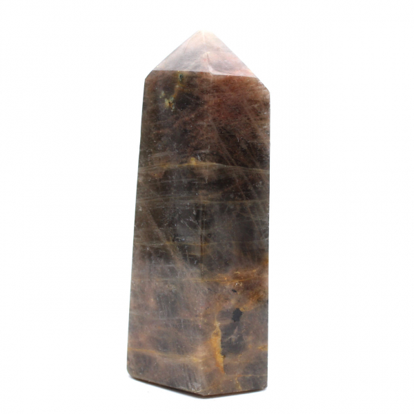 Madagascar Microcline Prism - Elegant Black Moonstone