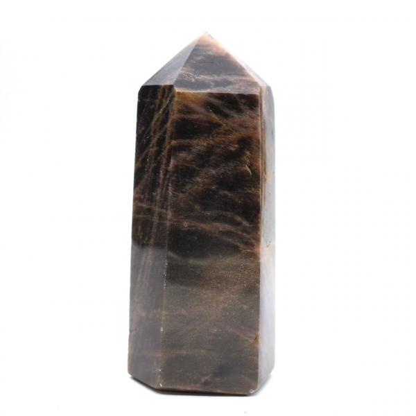 Black Moonstone Prism - Collector's Microcline Feldspar