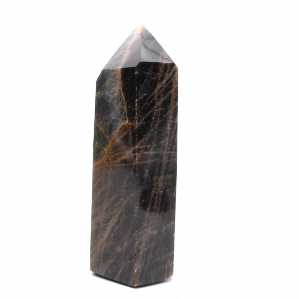 Black Moonstone Prism - Collector's Microcline Feldspar