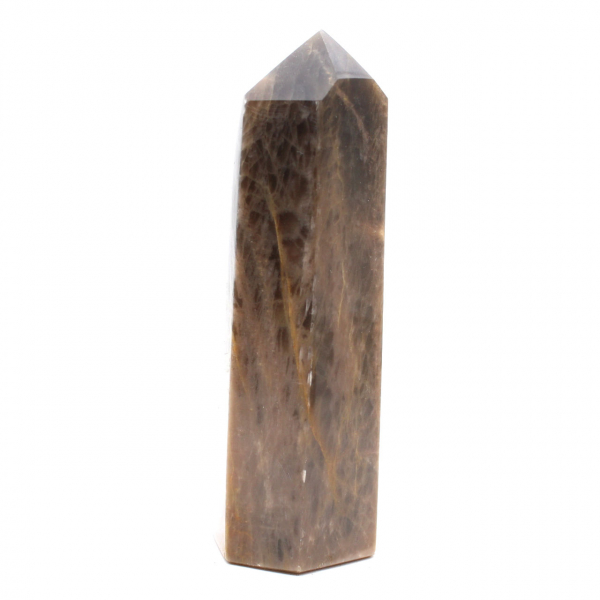 Microcline Mineral Prism - Authentic Black Moonstone