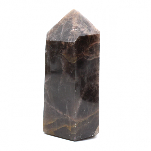 Black Moonstone Prism from Madagascar - Dense Microcline