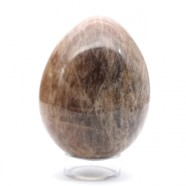 Microcline from Madagascar - Black Stone Egg