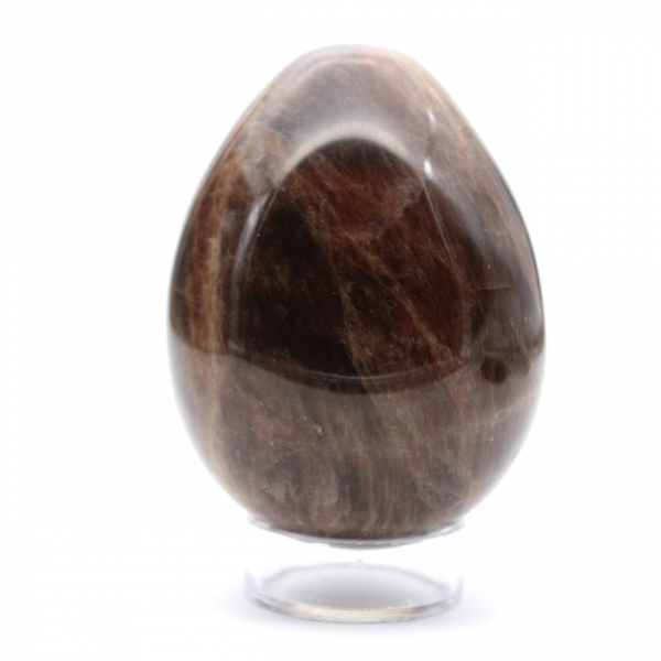 Black Moonstone Egg - Microcline