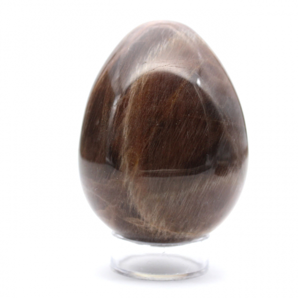 Black Moonstone Egg - Microcline