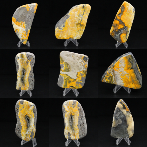 Bumblebee Jasper Natural Stone, Compact Specimen
