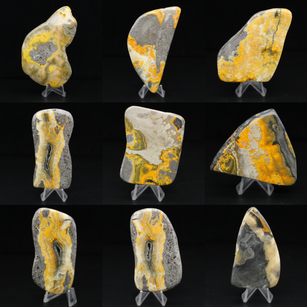 Bumblebee Jasper Natural Stone, Compact Specimen