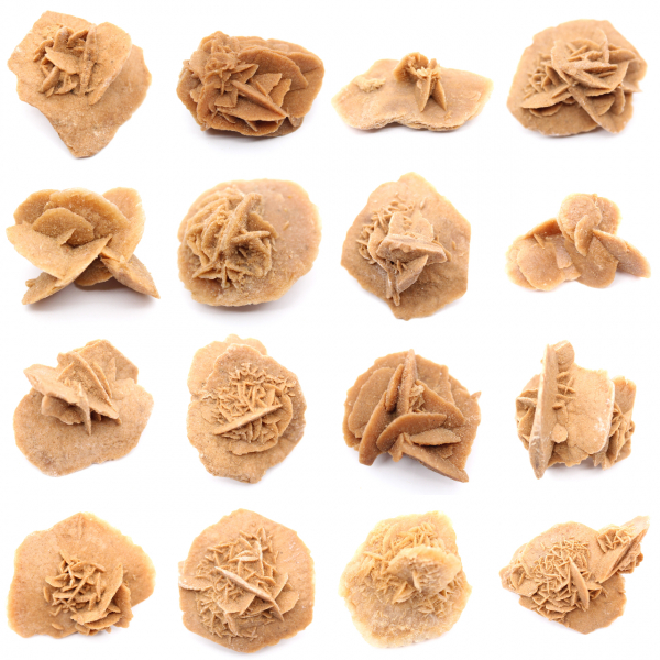 Small Desert Rose of Morocco: natural geological fragment