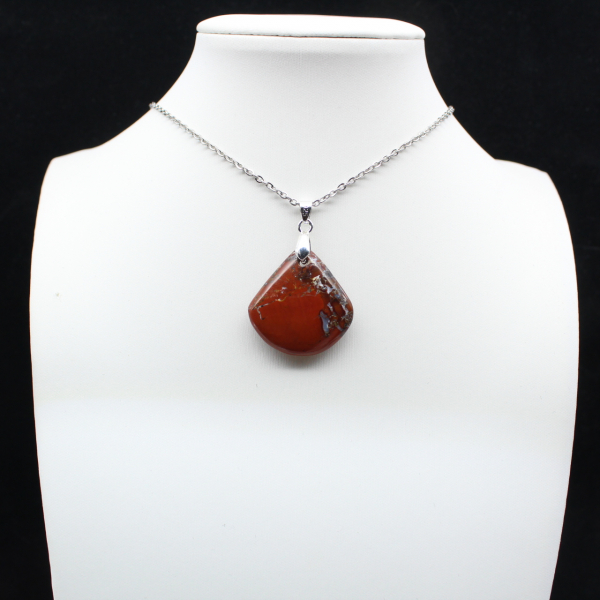 Red Jasper Square Pendant
