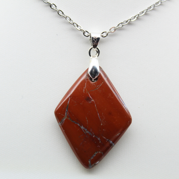 Small Red Jasper Pendant