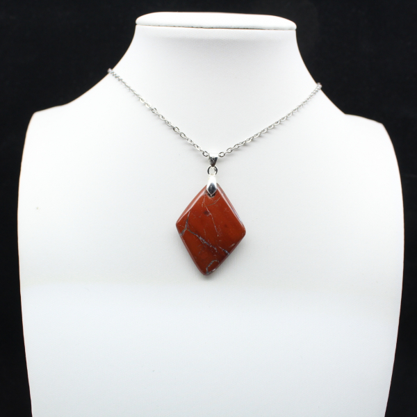 Small Red Jasper Pendant