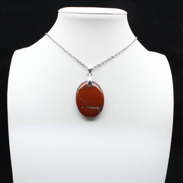 Red Jasper Pendant Necklace