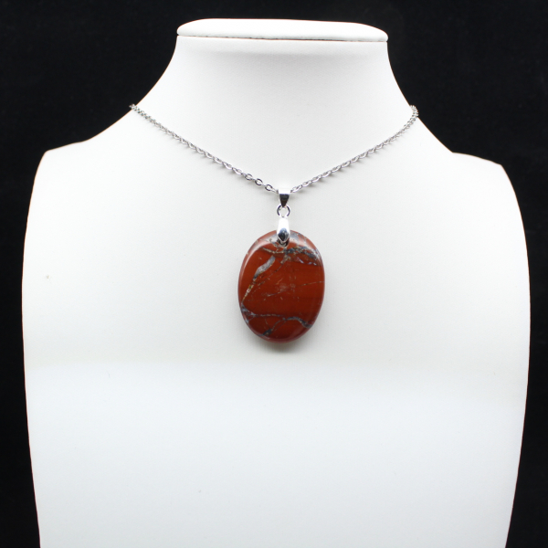 Red Jasper Pendant Necklace