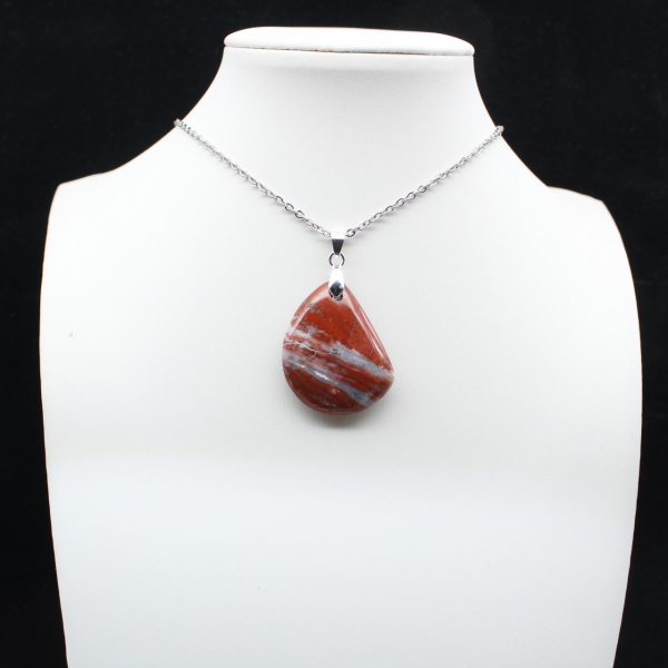 Geological Red Jasper Pendant