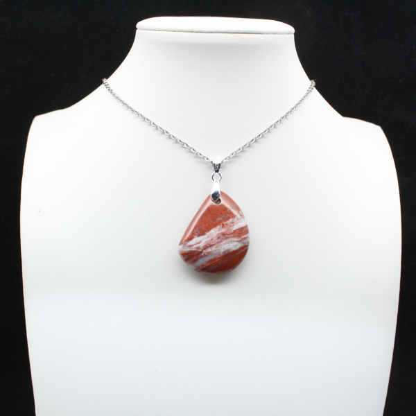 Geological Red Jasper Pendant