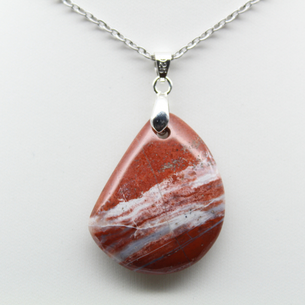 Geological Red Jasper Pendant