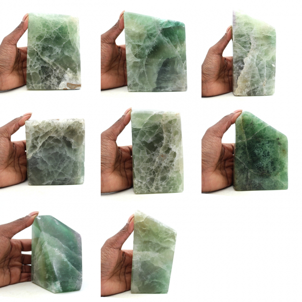 Green Fluorite Heptahedron