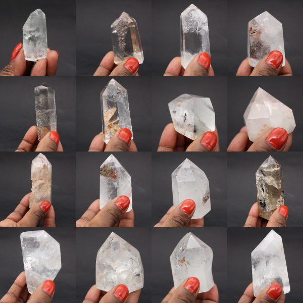 Slightly smoky quartz prism