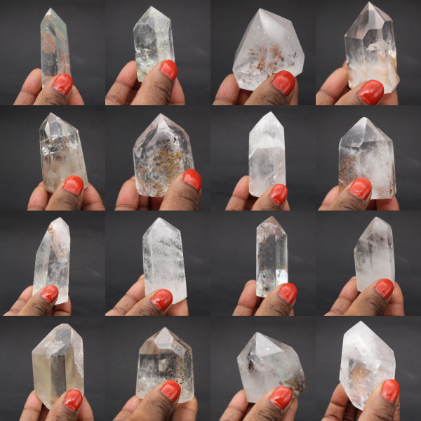 Bitterminated quartz prism