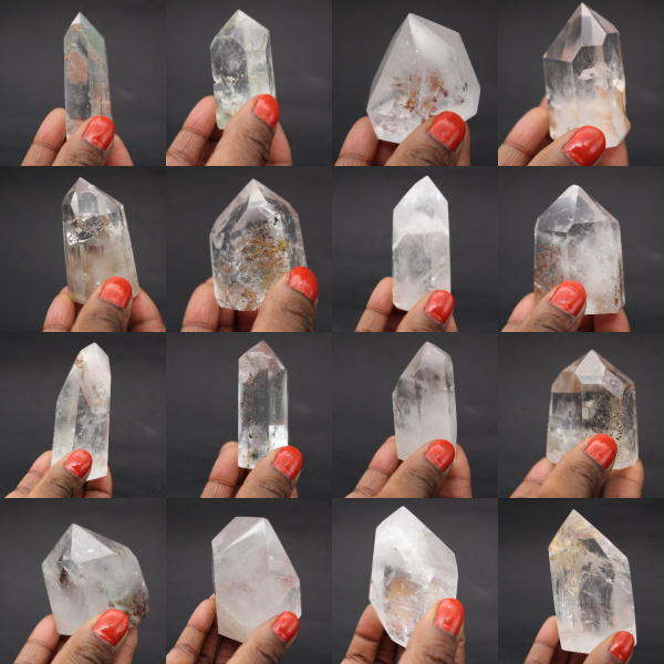 Bitterminated quartz prism