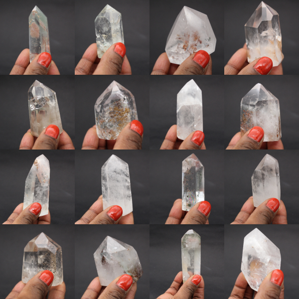 Bitterminated quartz prism